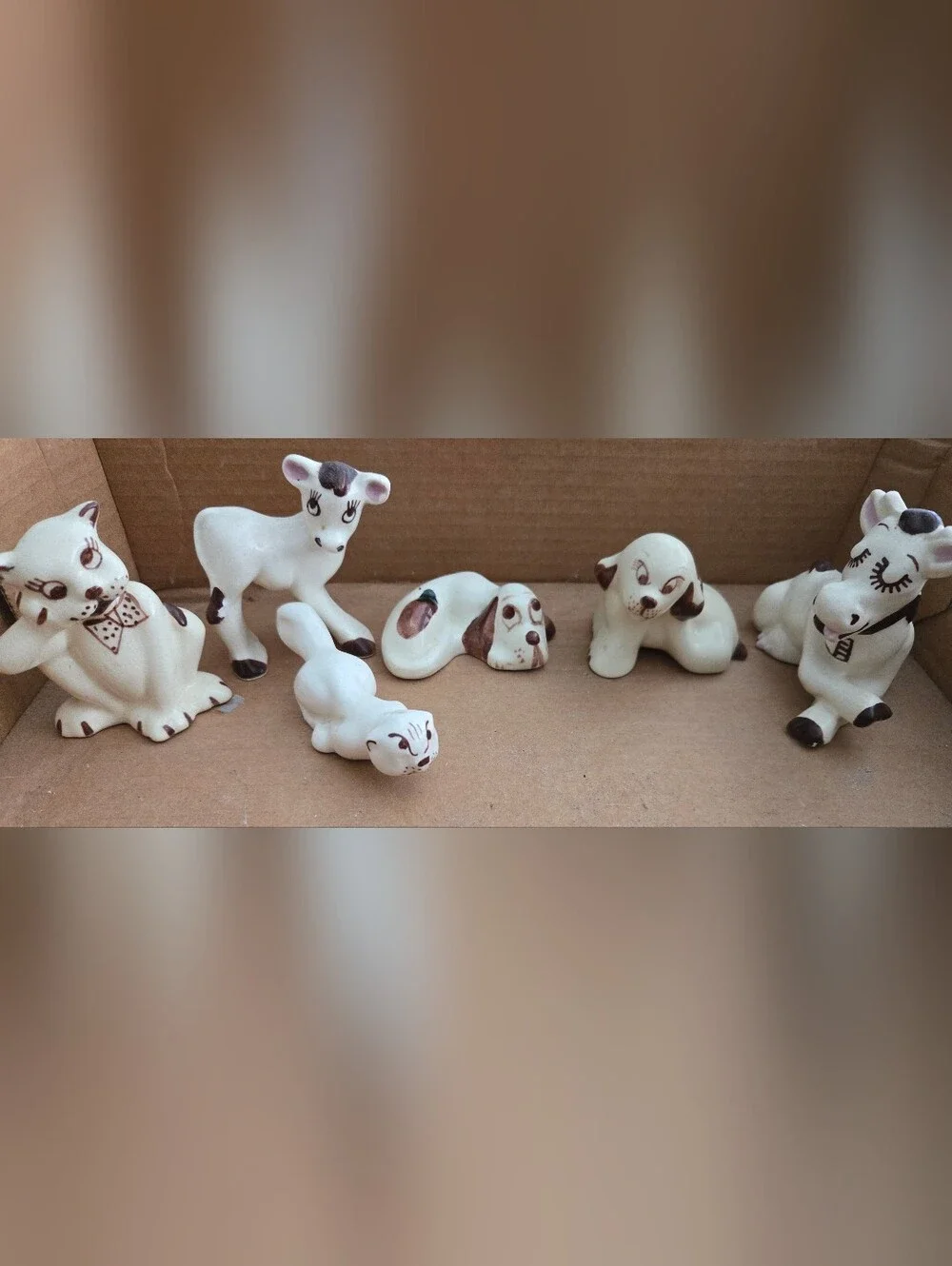 Rio Hondo Figurines, Set of Six Hand Painted